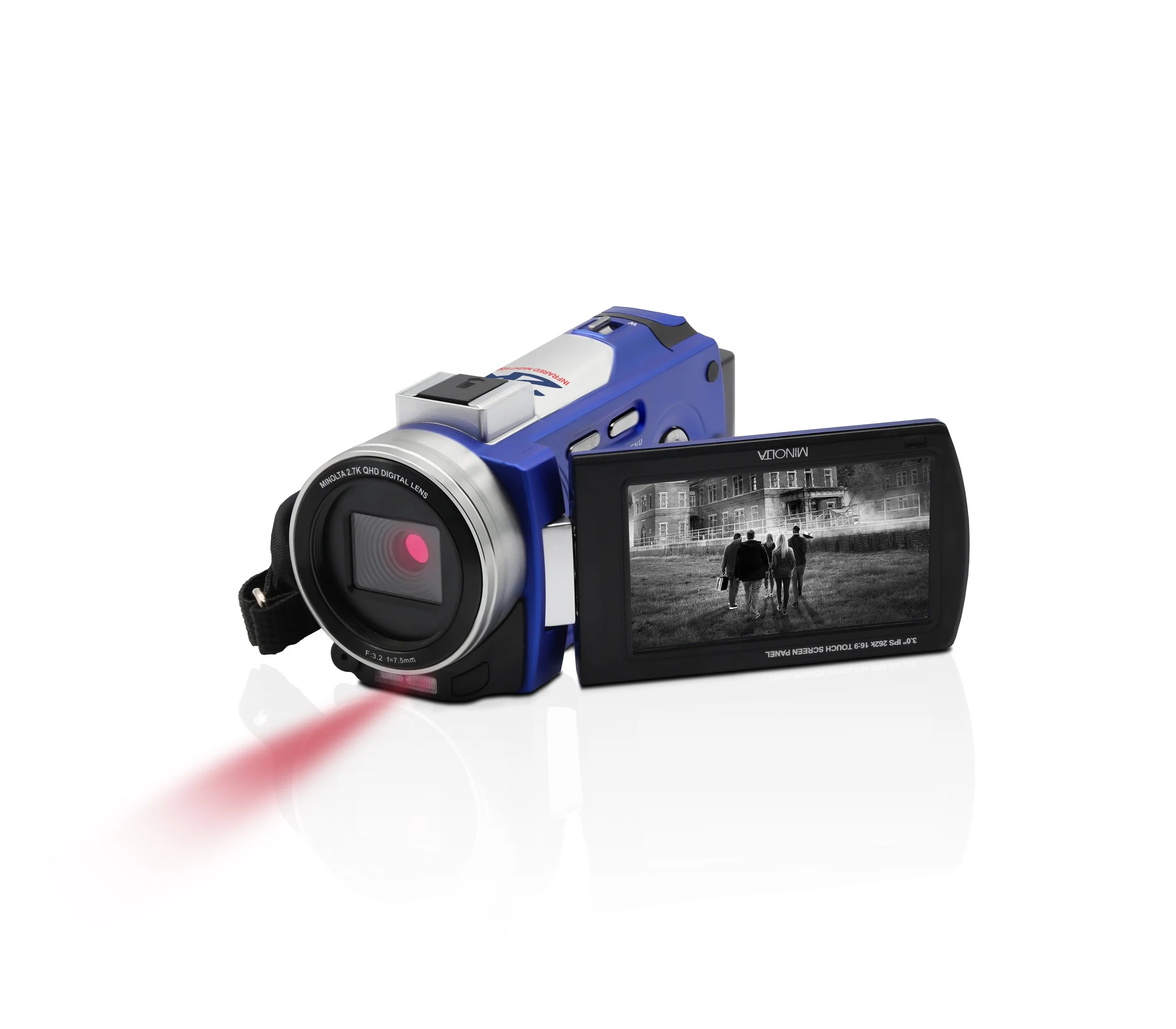 MN2K50NV - 2.7K Quad HD / 48MP IR Night Vision Camcorder — Minolta